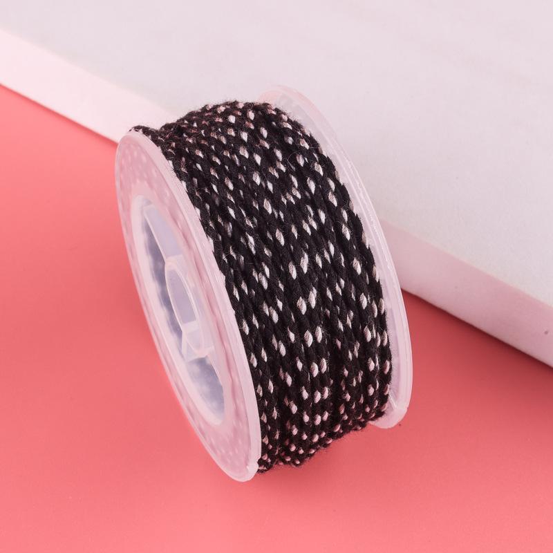 Sigu Sanhua Tibetan-Style Star & Moon Bodhi Cotton Thread - Non-Elastic, Wear-Resistant DIY Weaving Rope