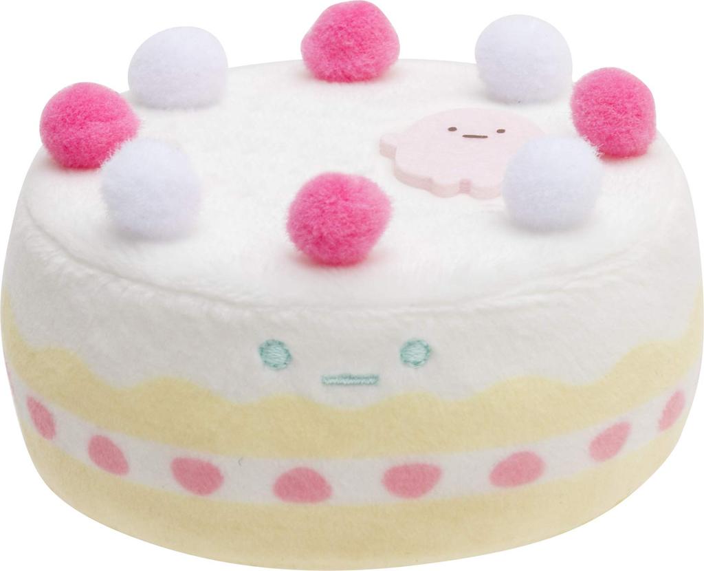 San-X Sumikkogurashi Pretend Play Series Tenori Plush Toy Set Cake & Cat (Cake Shop) MY53901