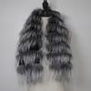 Winter Real Fox Fur Scarf Women Full Pelt Warm Natural Rex Rabbit Fur Scarves Female Thick Quality Real Fox Fur Muffler
