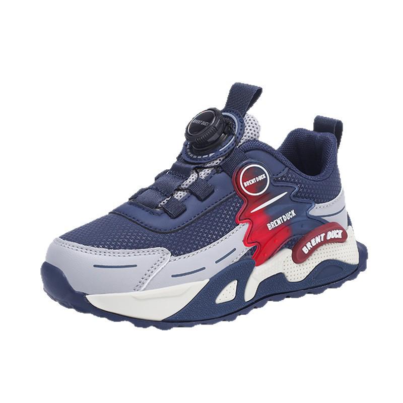 2025 Autumn Waterproof Leather Boys' Running Shoes - Comfortable & Trendy Sports Shoes for Medium to Large Children