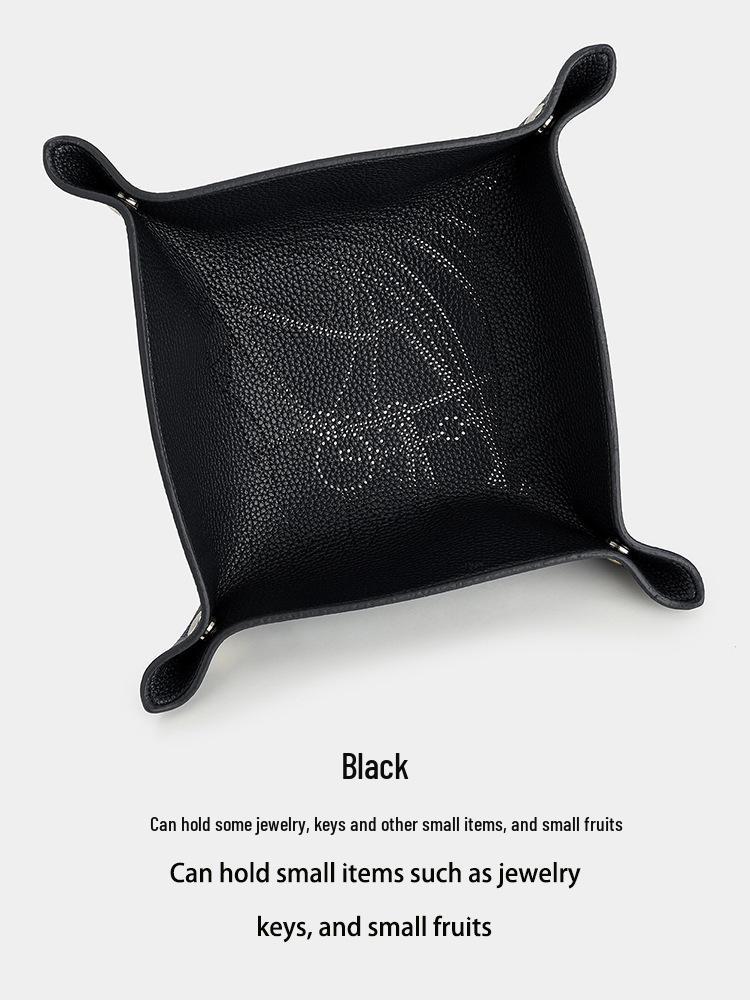 Luxury Horse Head Leather Jewelry Tray