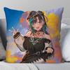 Rindou Chihaya Anime HHololive Pillow Case Fashion Square Pillowcase Bedroom Sofa Room Ins Decoration Leisure