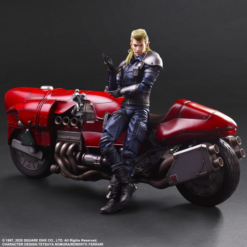 Final Fantasy VII Remake PLAY ARTS Kai Roche & Bike SET PVC painted movable figure