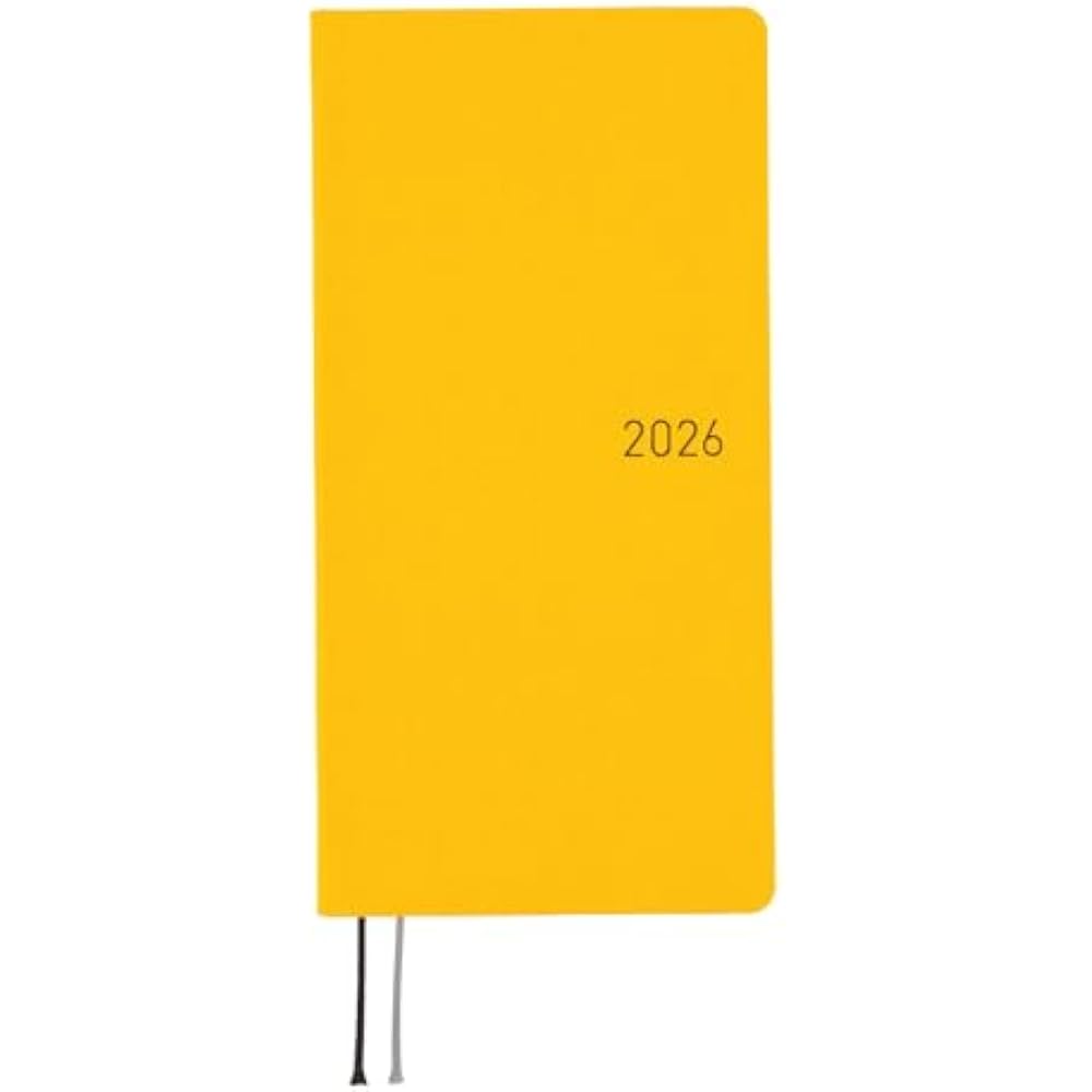 Hobonichi Notebook 2026 Weeks Colors/Full Moon Yellow January Beginning Weekly Notebook Weekly Le...