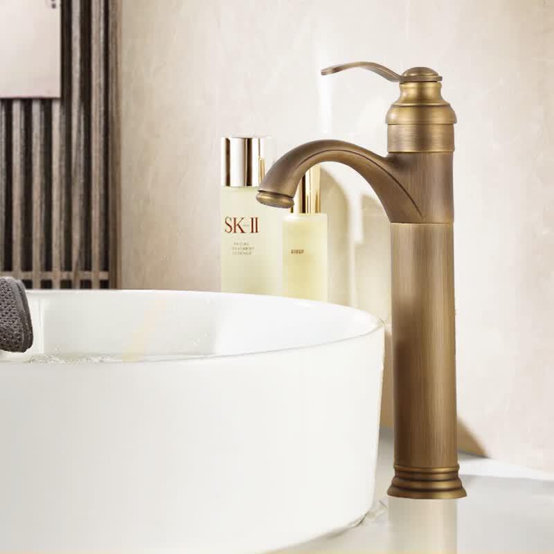 TLXT Vintage Tall Basin Mixer Faucet