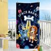 Bluey Beach Towel Soft Durable Quick-Dry Comfortable Lightweight Ideal for Travel, Outdoor, Swim, Pool, Yoga, Surf, Camping, Hiking, Gym, Gift, Holida