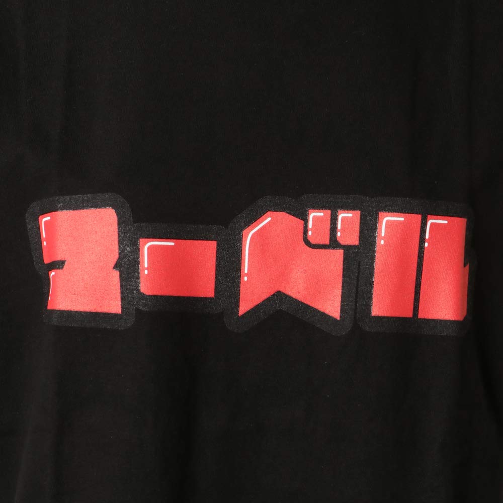 Marvel T-shirt, Black with Katakana Marvel Logo in Red, Size M, SPAP3103