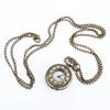 New Fashion Vintage Pocket Watch Alloy Roman Number Dual Time Display Clock Necklace Chain Watches Birthday Gifts