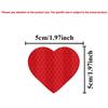 Motorcycle Sticker Reflective Night Safety Warning Electric Scooter Helmet Paper Car Tail Box Rear  Heart-shaped Decorative