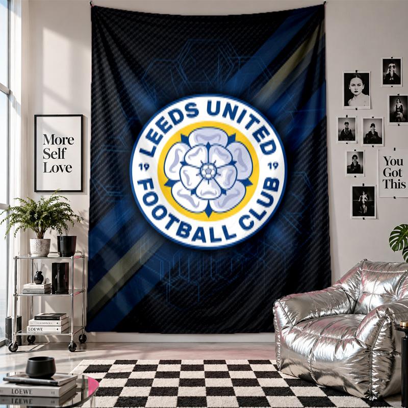Leeds United Wall Tapestry Home Decor Wall Hanging Cloth for Bedroom Living Room Background