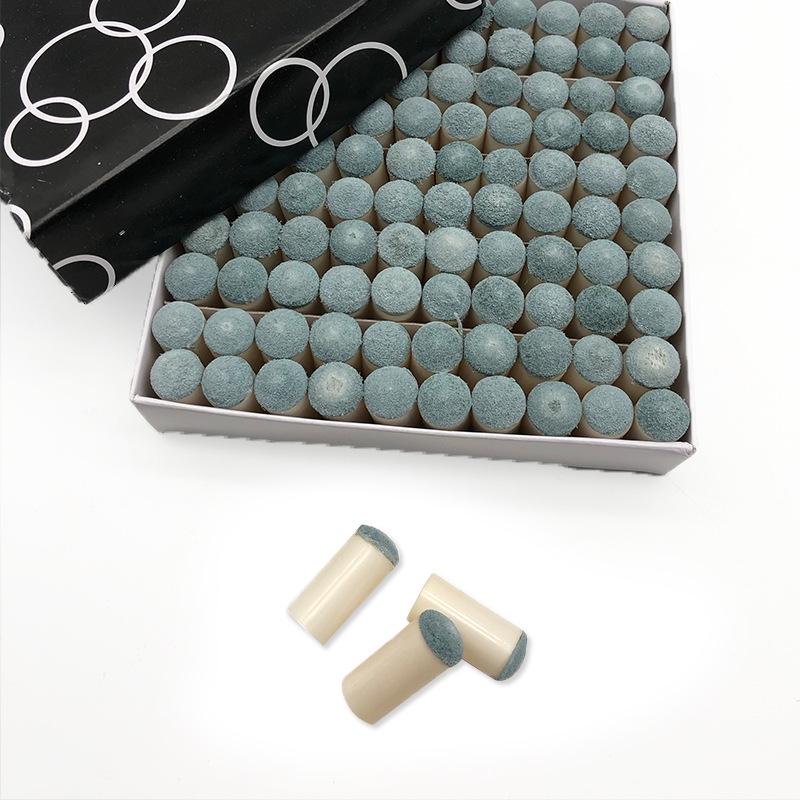 Billiard Cue Tip Cover - 10mm Leather and Plastic Cap for Small Heads