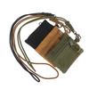 Mini Casual Hanging Neck Mini Coin Purse Card Holder Zipper Pouch Men And Women Key Small Bag Headphone Case With Lanyard
