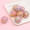 Soft Rainbow Bead Stress Ball TPR Sensory Fidget Ball New Squishy Stress Ball  Kids Adults