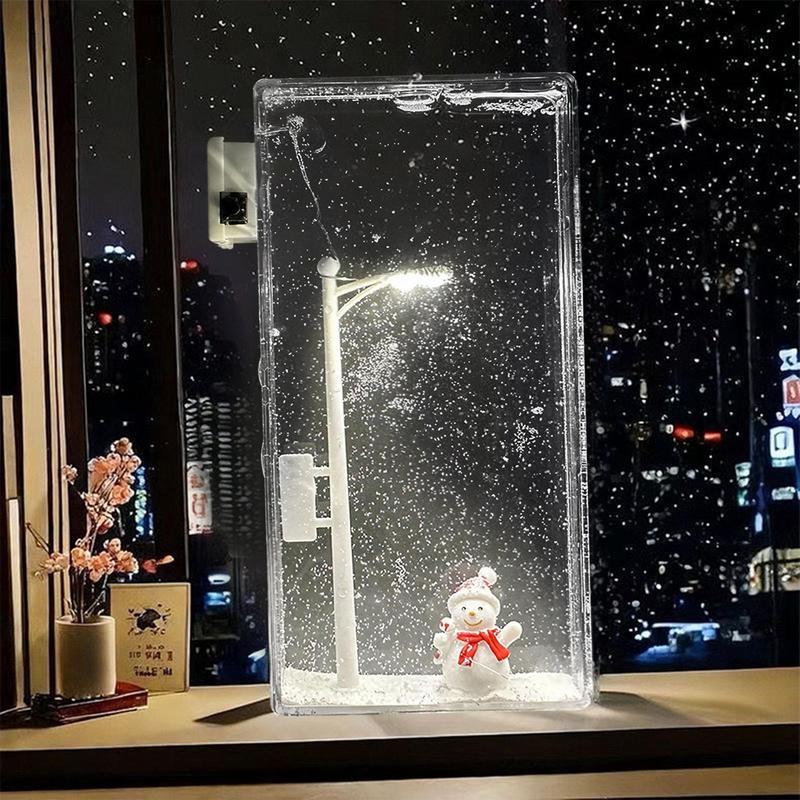 Handmade Night Lamp Kit Christmas Snowman Bedroom LED Night Light Handmade Atmosphere Light For Desktop Bedroom