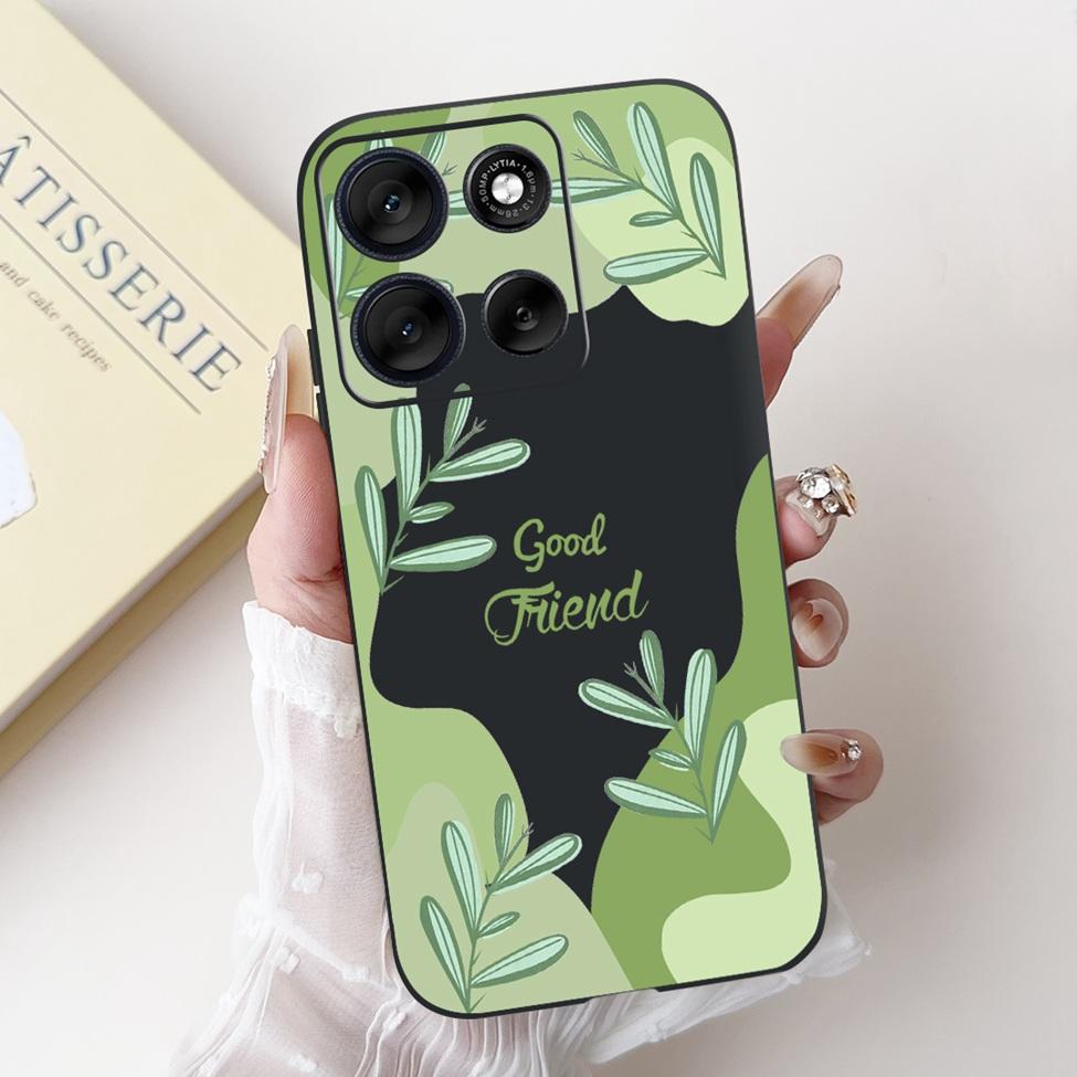 5G For Motorola Moto G56 G86 Cover For Motorola Moto G86 Case Silicone Fashion Butterfly Luxury Cute Funny Painted Back Cover