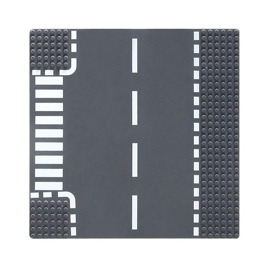 32 X 32 Traditional Road Construction Block Base Plate City View Traffic Road FiguresConstruction Playthings Blocks 32Dots Plastic Material Baseplates