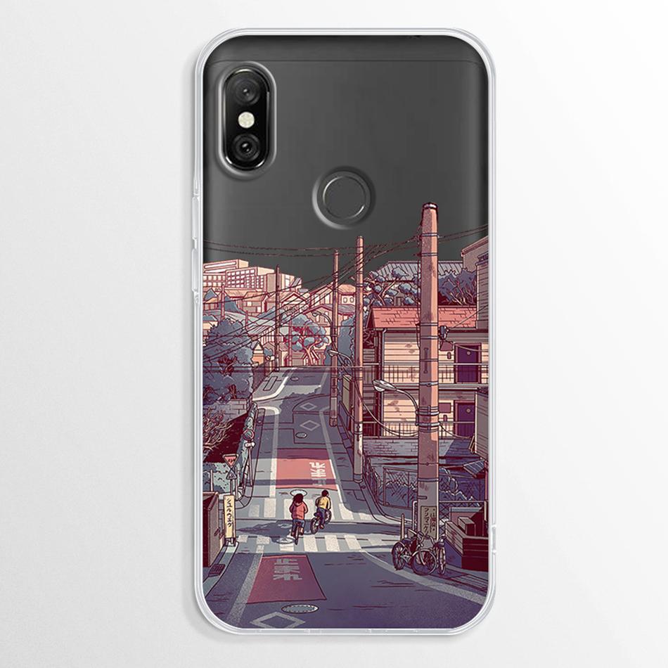 Funda para Xiaomi Redmi Note 6 Pro Mármol Transparente Suave TPU Cubierta Trasera Para Xiaomi Redmi Note 6 Note6 Pro Funda de Silicona Parachoques Fundas