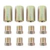 12pcs 7 16in‑24 Threads Brake Line Fittings Assortment Brass Car Accessories for 1 4inch Brake Tube