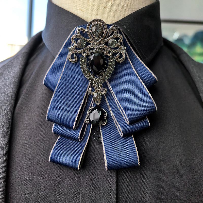 Fashionable Neck Flower Brooch With Rhinestone Accents For Formal And Casual Wear