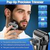 Electric Shaver, Men Electric Shaver, Foil Shaver, Men Electric Shaver, Facial Clean Shave, Rechargeable Men Shaver