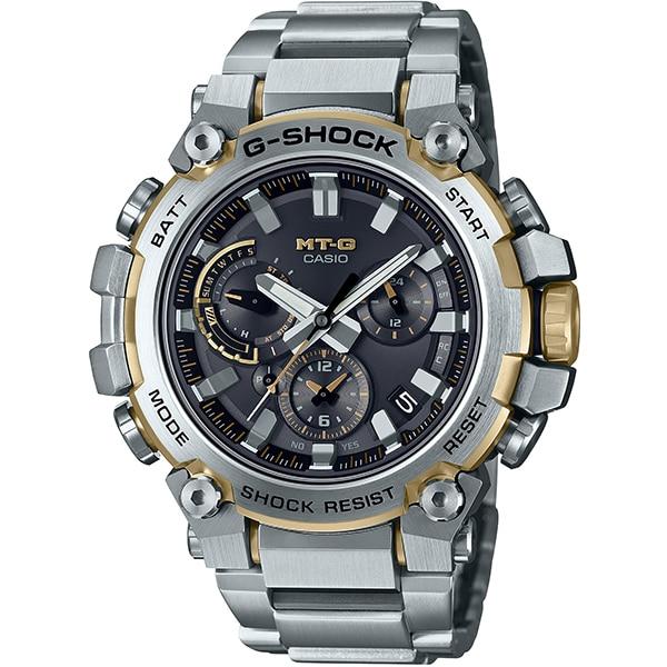 

Чоловічий годинник CASIO G-SHOCK MTG-B3000D-1A9JF [G-SHOCK MT-G Series] Круглий годинник, сріблястий багатоіндексний аналог