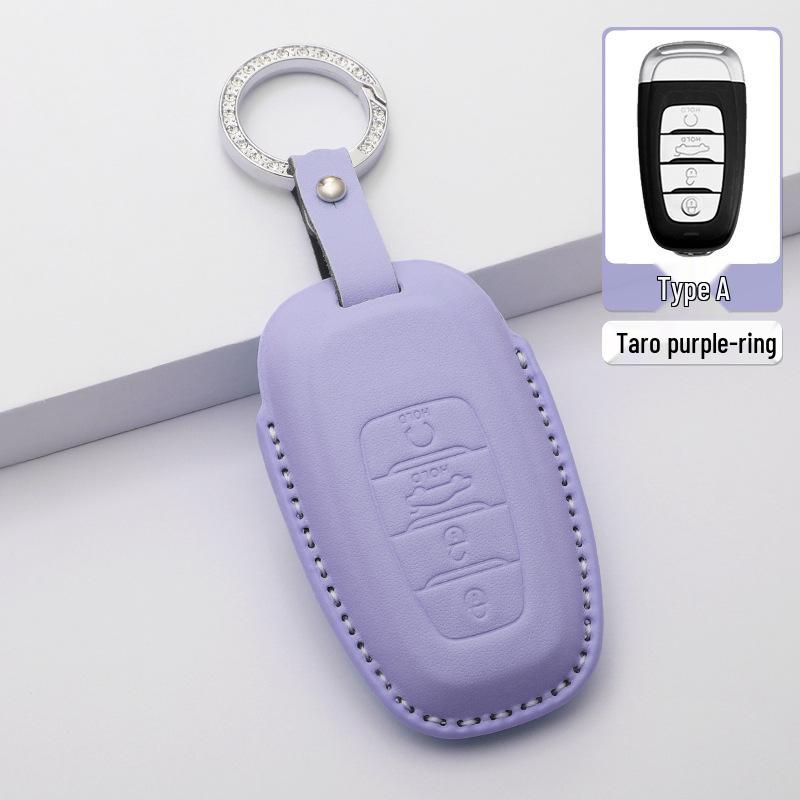 Key Cover and Buckle for Hongqi: HS5, H5, H9, HS7, H6, HS3, HQ9, and EH7 Models