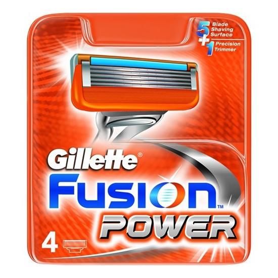 

Запасные лезвия Gillette Fusion Power, 4 шт.