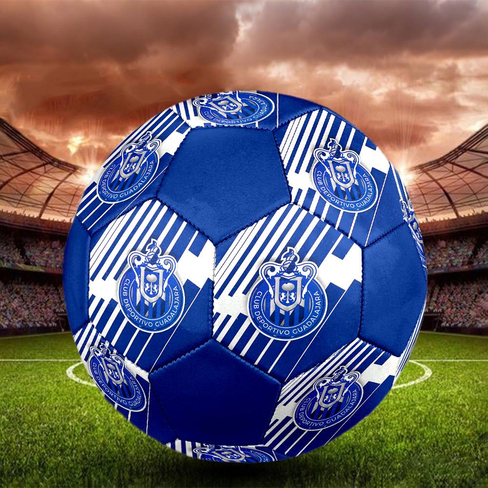 Chivas Fondo De Pantalla Indoor Soccer Ball Colorful All Ages Size 5 Machine Stitched PVC Competition Ready Durable High-Bounce