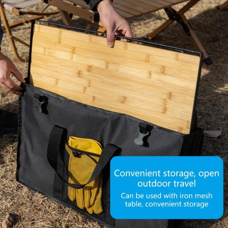 Portable Folding Table Storage Bag Waterproofs Table Carry Bag with Handle for Folding Picnics Camping Card Table