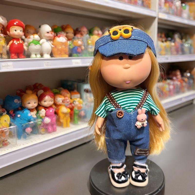 1 Set Birthday Gift Toy 24Cm Spanish Potato Doll Cute Dress Hat Clothes Accessories For Little Playtime
