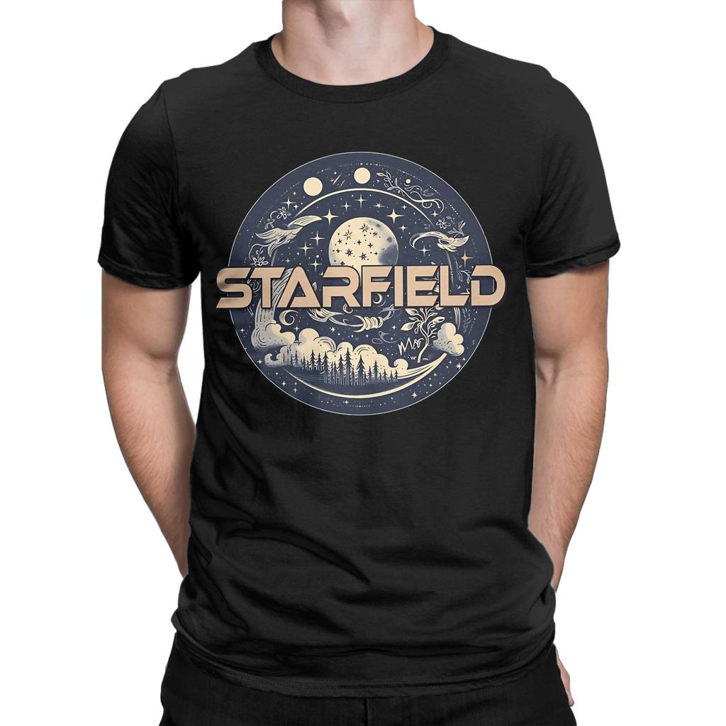 Starfield Funny 100 Cotton Tshirt Sstarfield Tops Tees For Unisex