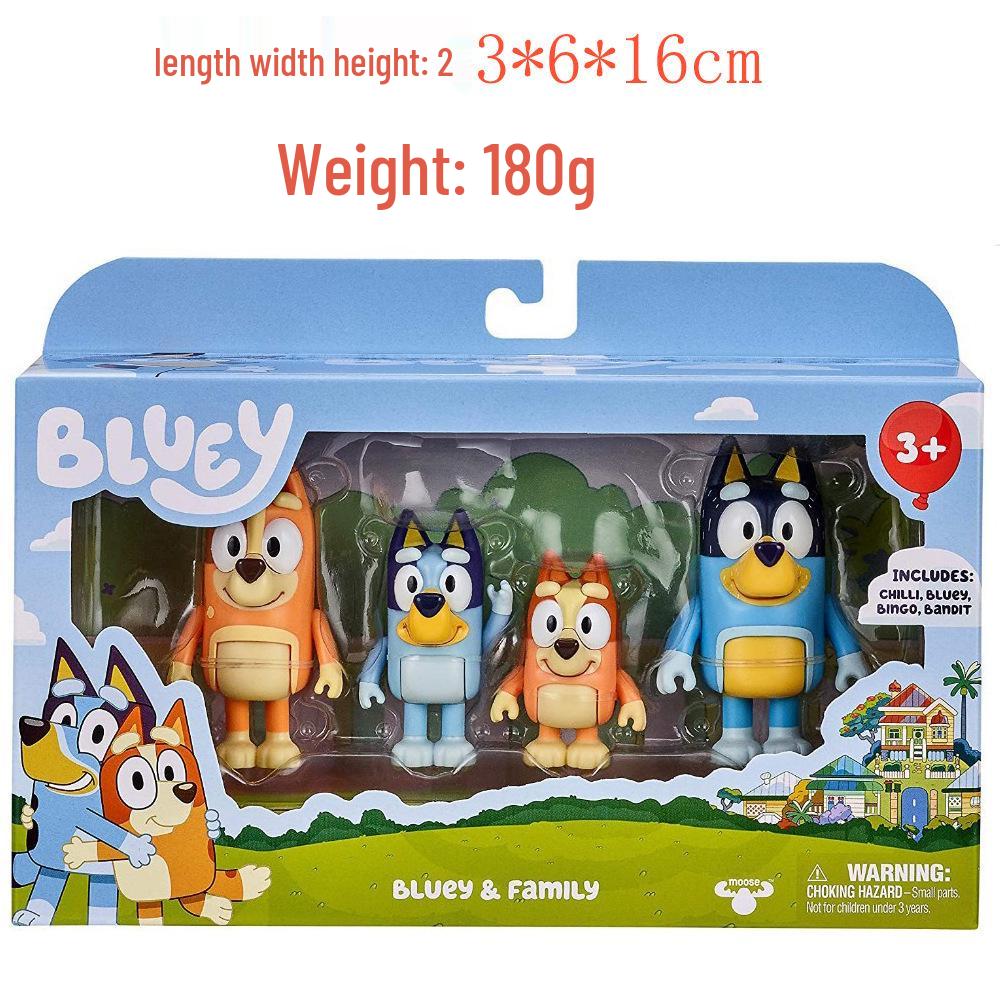 Bluey & Friends 4-Piece School-Themed Figure Set