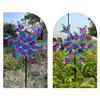 Girelli da Giardino per Esterno, Girandole Decorazione Scultura Design Farfalla Campanelli con Palo per Decorazioni del Portico