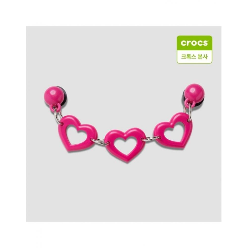 

Crocs Retro Heart Chain Gibbitz Charm 10012977 onefree