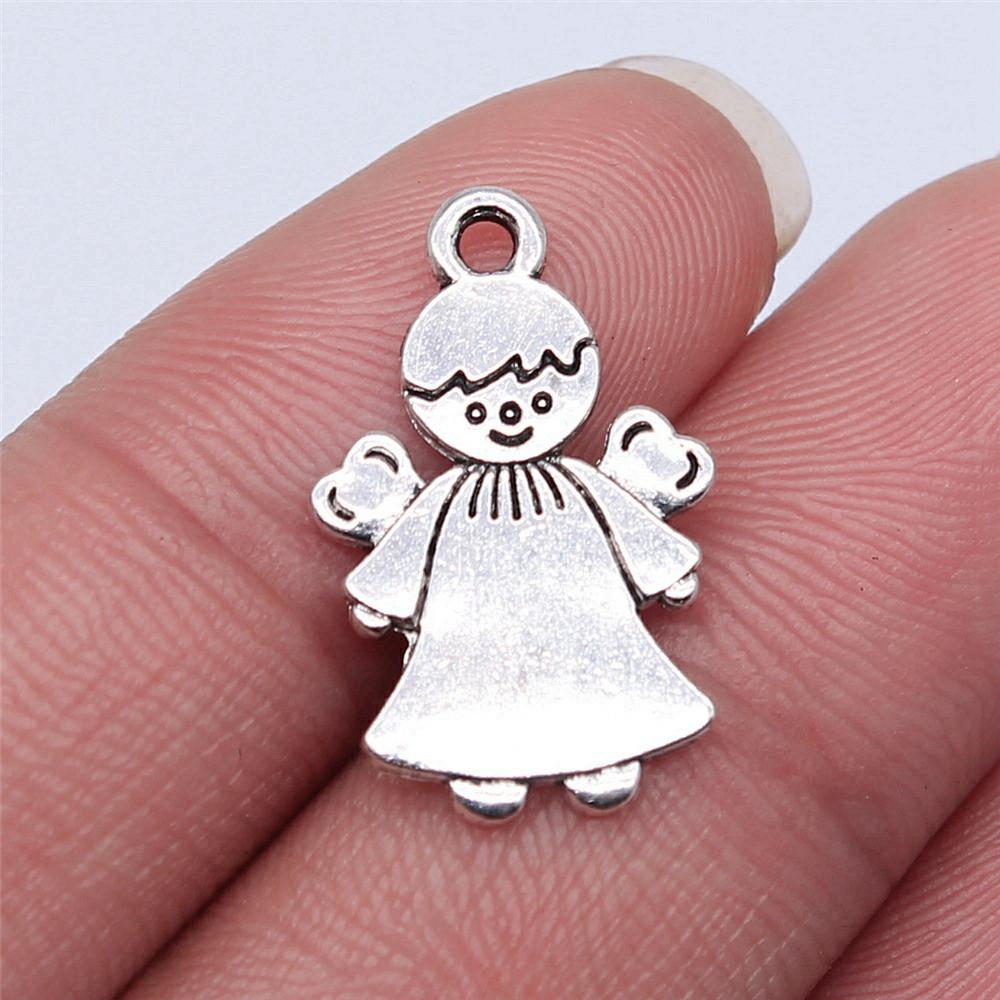 Angel Charms Pendant Female Jewellery Massive Ethnic Findings & Components