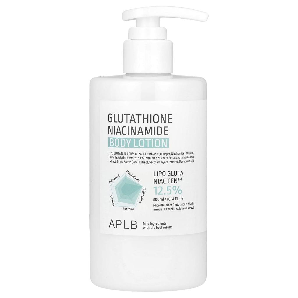Glutathione Niacinamide Body Lotion, 300Ml(10.14Fl Oz)