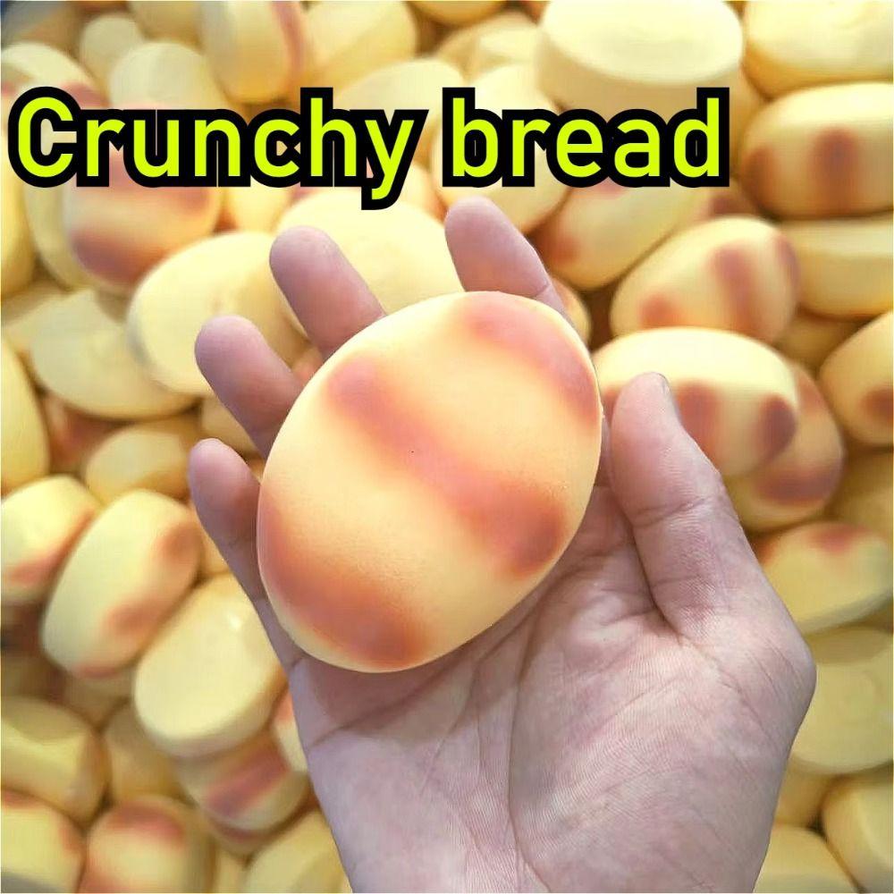 Cracking Sound Bread Crunchy Squishy Hand Relax Blocks Filled Squishy  Children Gifts