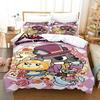 Anime Aggretsukos Kids Adult Printed Bed Set Duvet Cover Pillowcase Bedding Set Bed Linen Sheet Quilt Cover Full Queen King Size