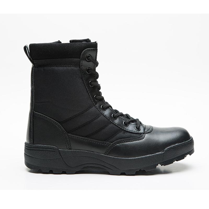 Autumn Early Winter Shoes Men Ankle Desert Boots Genuine Leather Fashion Brand Male Footwear Non-slip Black Plus Size 45 D232