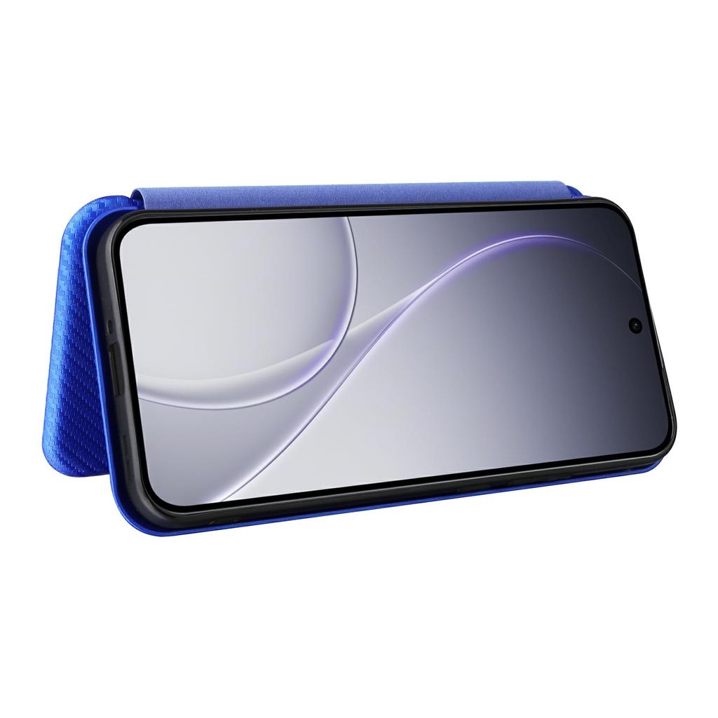 Phone Case For Oppo Reno15 5G (Global) / 15c 5G (China) Carbon Fiber Texture Drop-Proof PU Leather Phone Cover