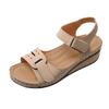 Women'S Sandals Size 12 Sleeve Foot A Word Comfortable Fish Mouth Sandals Retro Women Sandals Shoes Big Size Shoes For Woman