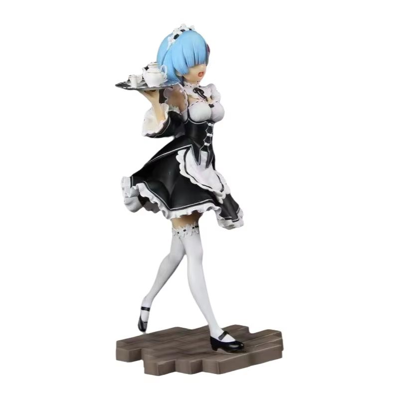 New Re: Life In A Different World From Zero Series Rem Ram Cute Girl Maid Pvc Figure Toys Collect Decoration Anime Birthday Gift