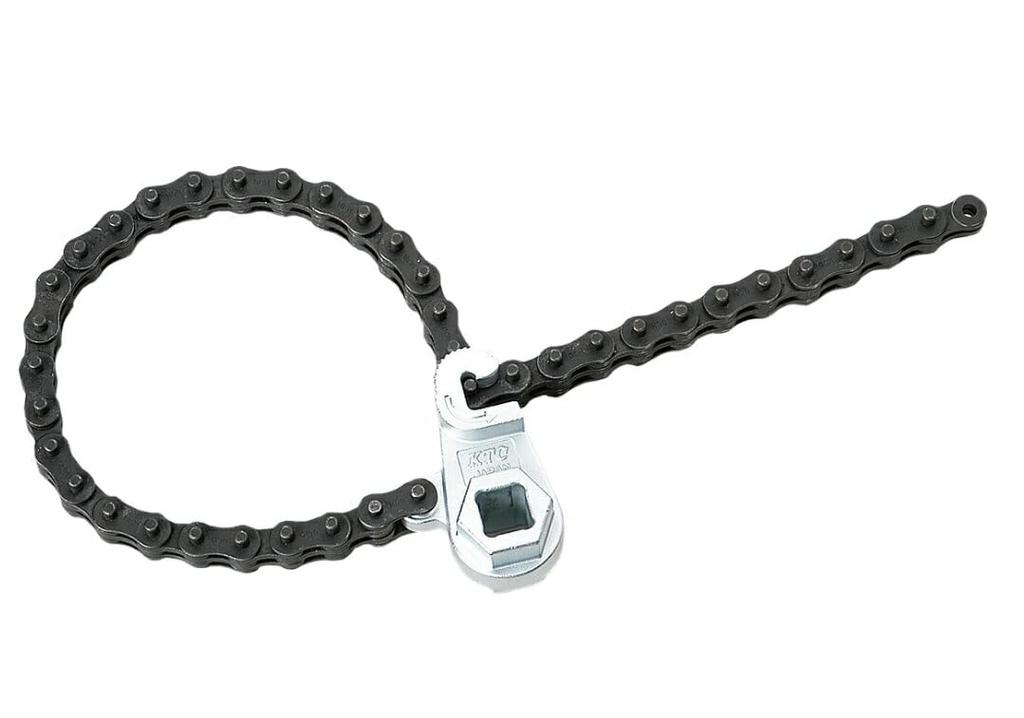 Kyoto Machinery Tools Chain Type Oil Filter Wrench Applicable Diameter AE502 (KTC) 89~142
