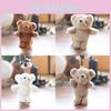 Teddy Bear Plush Keychain Super Soft Pp Cotton Backpack Charm Gift For Kids Girls