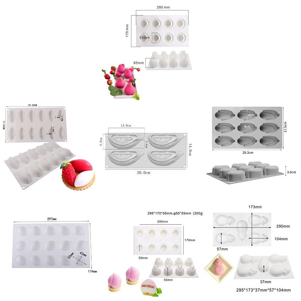 Reusable Baking Cake Mold Silicone French Pastry Baking Mold Mousse Dessert Mold  Pastry Making