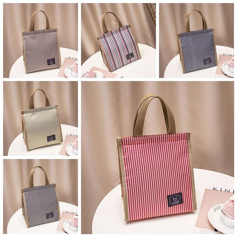 Large Capacity Insulated Thermal Lunch Bag Waterproof Storage Handbag Travel