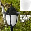 Shade Accessories Porch Light Cover Post Fixture Mount Lampshade Replacement Street Outdoor Acrylic Cover Posts For Outside