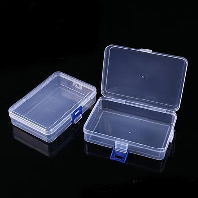 Translucent Storage Box Rectangle Clear Plastic Jewelry Storage Strong Robust Packaging Box Earrings Rings Collecting Case
