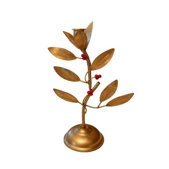 

Подсвечник в виде ветви из кованого железа, винтажный металлический подсвечник в виде листа, украшение для дома, гостиной, свадебной вечеринки, подставка для чайной свечи, центральный элемент для обеденного стола 1pc античная золотой