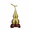 Brass Gourd Figurine Good Luck Symbol Feng Shui Hulu Ornament Traditional Craftsmanship Chinese